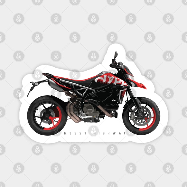 Ducati Hypermotard 950 RVE 20, sn Sticker by MessyHighway